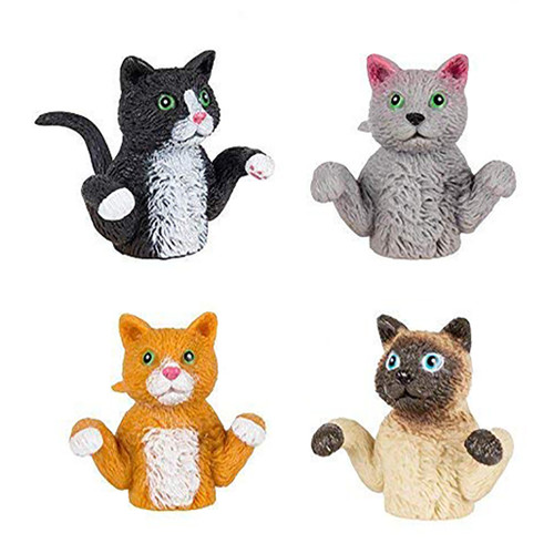 An image of Archie McPhee Finger Cat Puppets. 