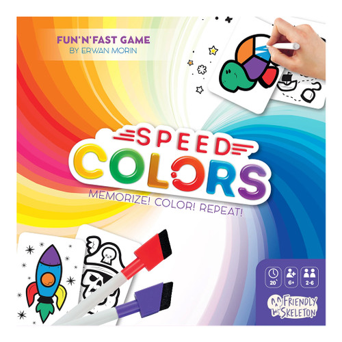 An image of an Asmodee Speed Colors Game.