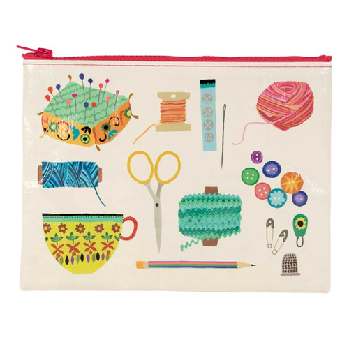An image of a Blue Q Zipper Pouch, Sewing Kit.
