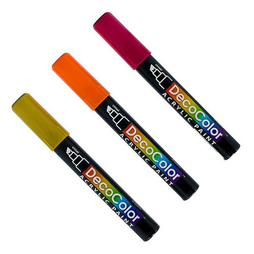 An image of Uchida Decocolor Acrylic Markers. 