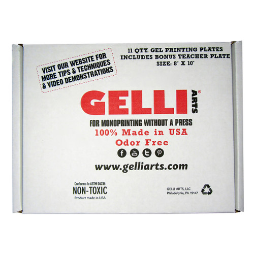 An image of a Gelli Arts Gel Printing Class Pack, 8" x 10". 