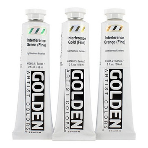 An image of Golden Heavy Body Interference Acrylics.