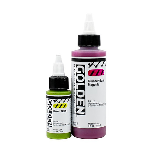 An image of Golden High Flow Acrylics.