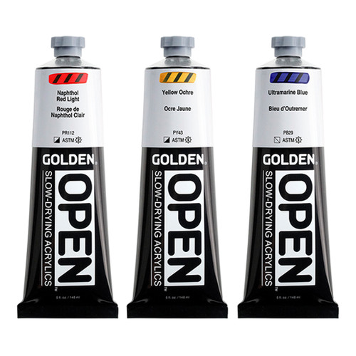 An image of Golden OPEN Acrylics.