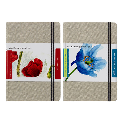 An image of a Hand Book Journal Co. Travelogue Series Watercolor Journals.