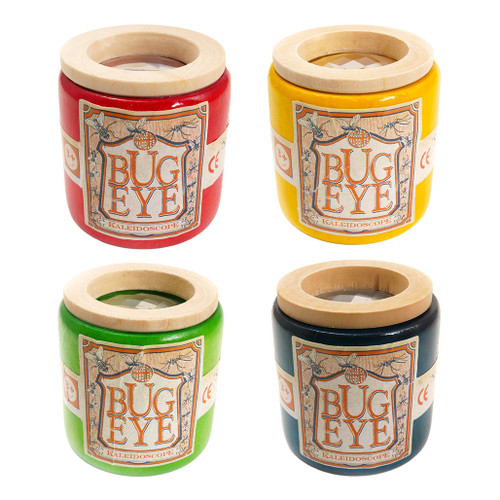 An image of House Of Marbles Bug Eye Wooden Kaleidoscopes.