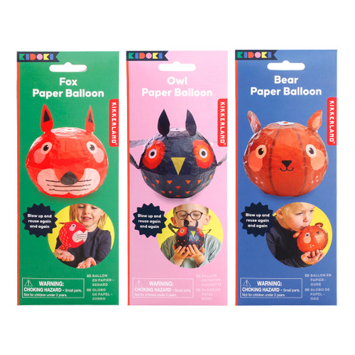 An image of Kikkerland Kidoki Paper Balloons.