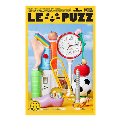 An image of a Le Puzz So Random 500-Piece Puzzle.