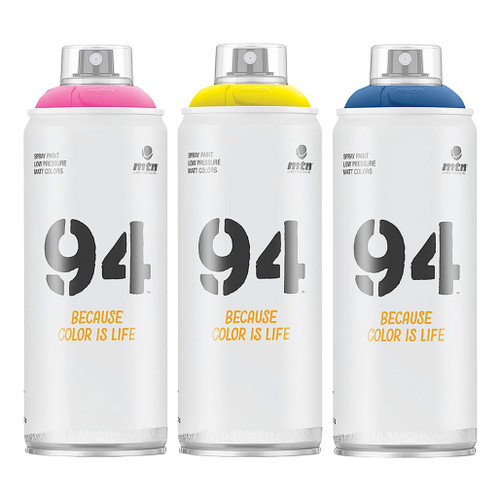 An image of MTN 94 Spray Paints. 