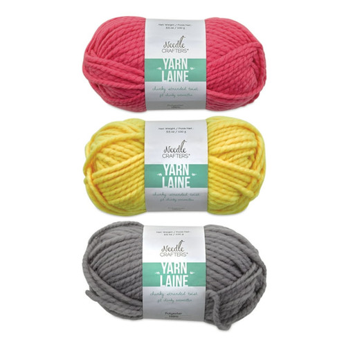 An image of Needle Crafters Chunky Stranded Twist Polyester Yarn.