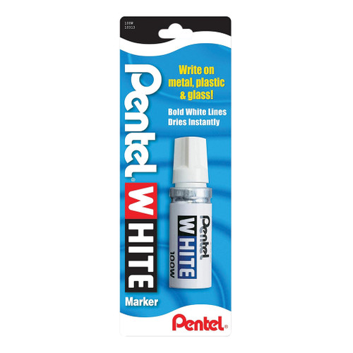 An image of a Pentel Paint Marker, Broad Point, White.