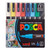 An image of a Posca PC-3M Fine Tip Paint Marker Set, Basic Colors, 8 Colors.