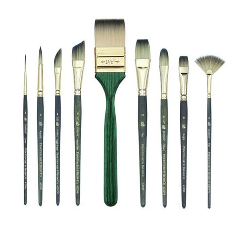 An image of Princeton Series 6250 Umbria Synthetic Short Handle Brushes.