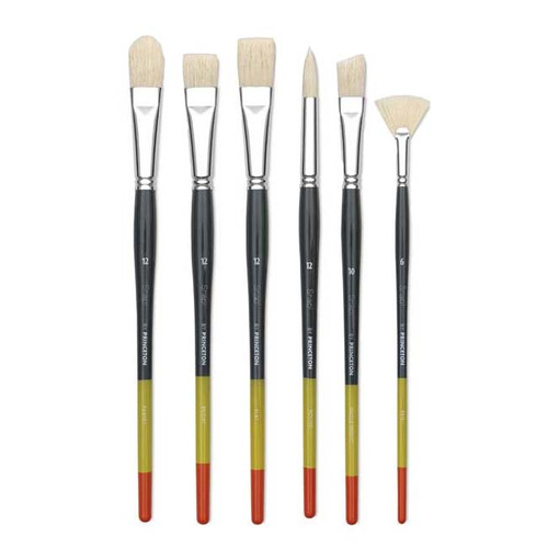 An image of Princeton Series 9700 Snap! Natural Bristle Long Handle Brushes.