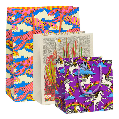 An image of Red Cap Gift Bags. 