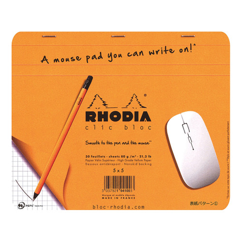 An image of a Rhodia Mouse Mat Notepad.