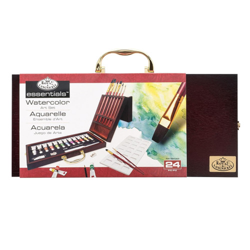 An image of a Royal & Langnickel Artist Premier Watercolor Painting Wooden Box Set.