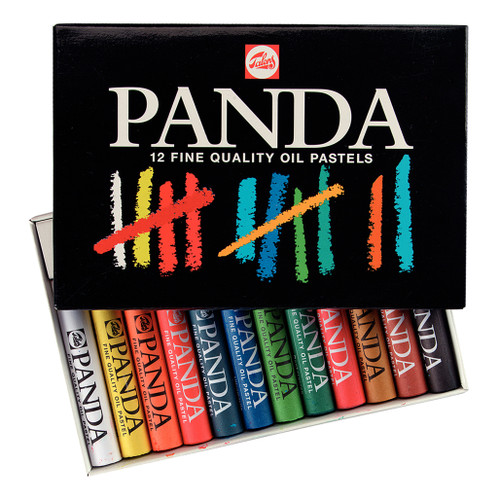 Royal Talens Panda Oil Pastels, Set Of 12