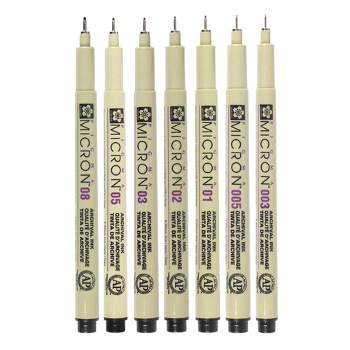 An image of Sakura Pigma Micron Pens.