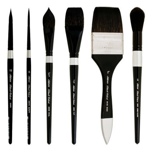 An image of Silver Brush Black Velvet Brushes.