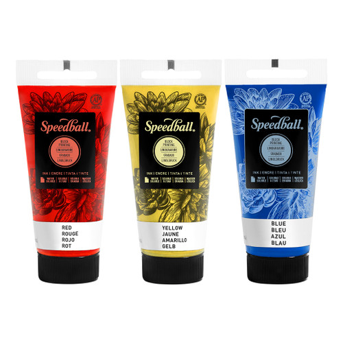 An image of Speedball Water-Based Block Printing Inks.