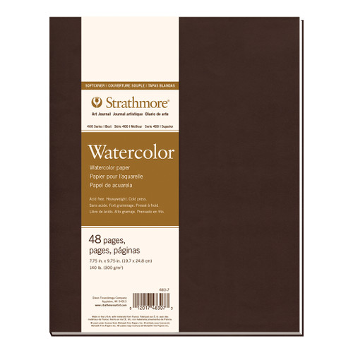 An image of a Strathmore 400 Series Watercolor Softcover Art Journal.