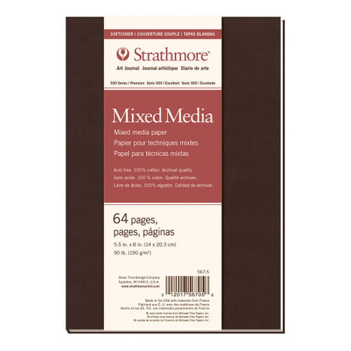 An image of a Strathmore 500 Series Mixed Media Softcover Art Journal.